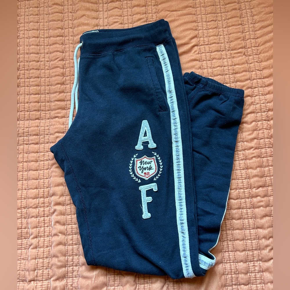 Abercrombie & Fitch Navy Blue Sweats